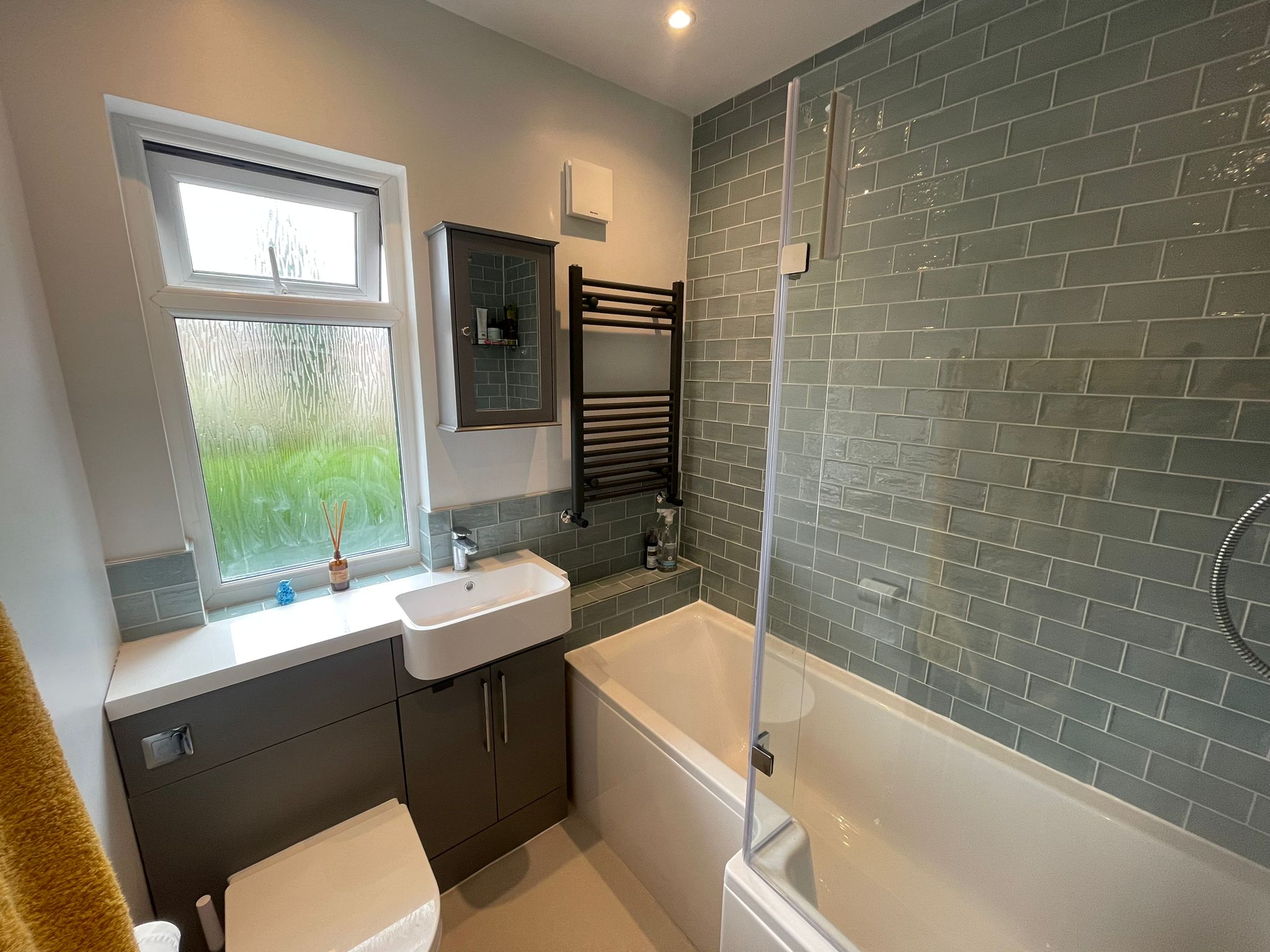 Shower bath installation in Leeds by Norton Plumbing