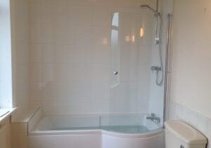 Shower bath installation - finished